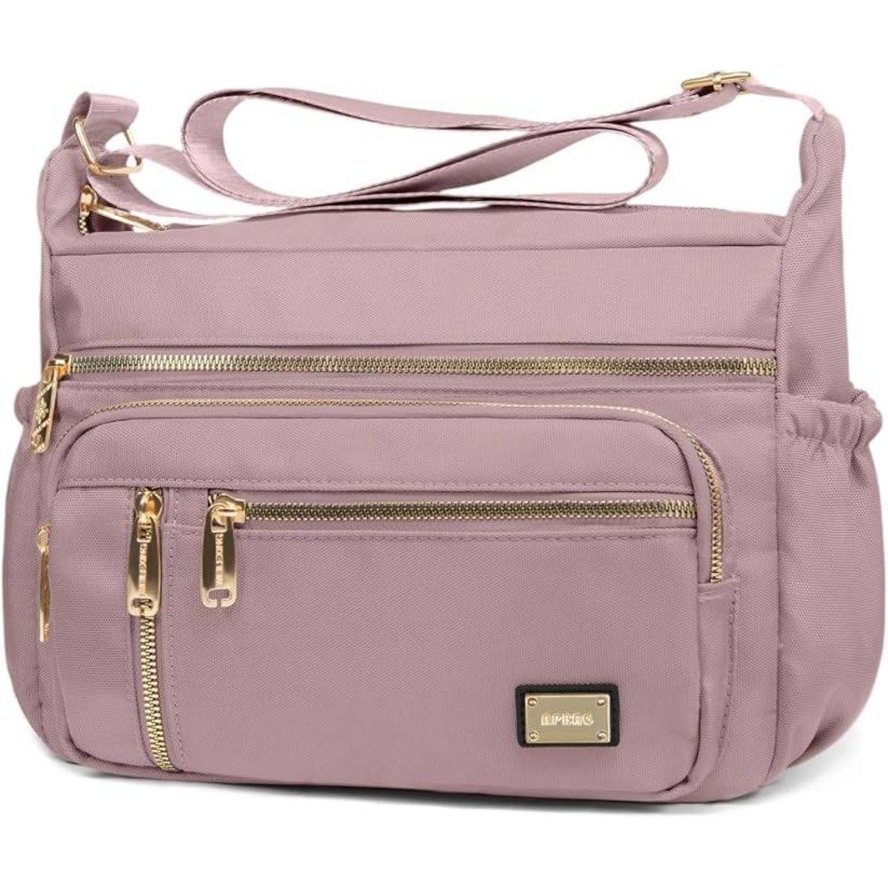 NPBAG Crossbody Bag Womens Medium Mauve Multi-Pocket Travel Shoulder NWOT